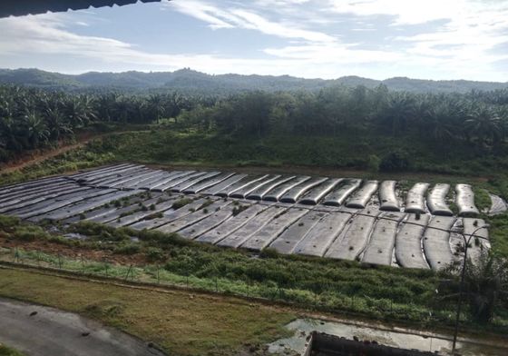 औद्योगिक अनुप्रयोगों में भारी-भरकम निस्पंदन के लिए काले/रेत में 0.4 मिमी ओपन साइज़ फ़िल्टर बैग