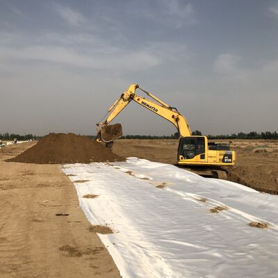 Marine Grade Woven Geotextile Underlayment For Coastal Breakwater And Rock Seawall