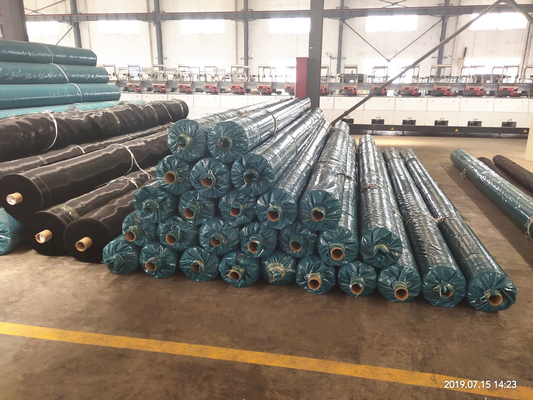 150-50kn बुना भू टेक्सटाइल कपड़ा 320gsm उच्च शक्ति प्रबलित