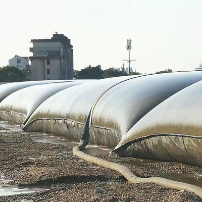 130/130KN फ़िल्टरिंग कीचड़ जियोटेक्सटाइल डीवाटरिंग ट्यूब C12.6 L50.5